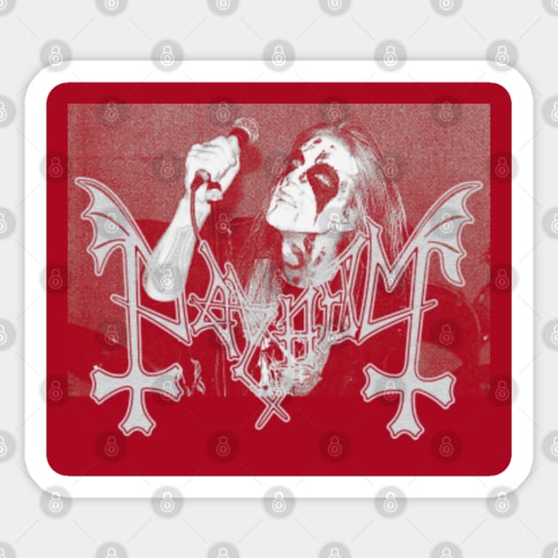 Mayhem // Fanart Mayhem Sticker TeePublic